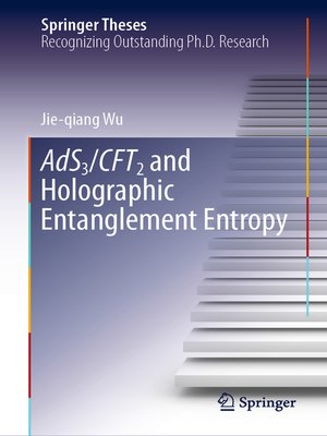 cover image of AdS3/CFT2 and Holographic Entanglement Entropy